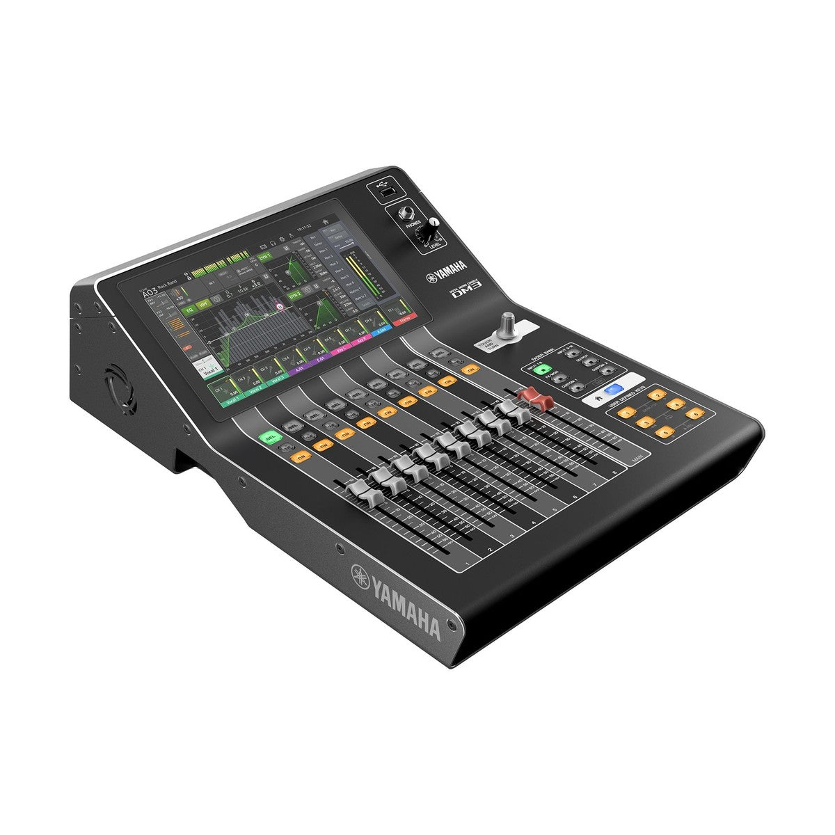 Mezcladora digital Yamaha DM3S estándar vista lateral | Armonía Musical México