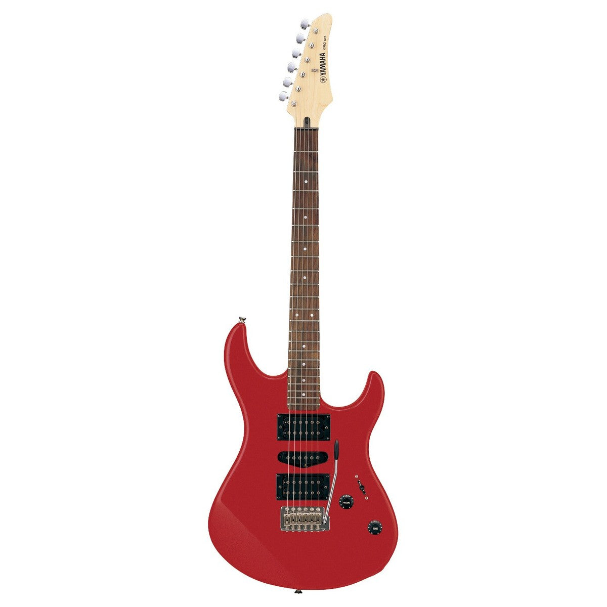 Paquete guitarra eléctrica Yamaha Gigmaker ERG121GPII rojo metálico guitarra ERG121C vista frontal | Armonía Musical México