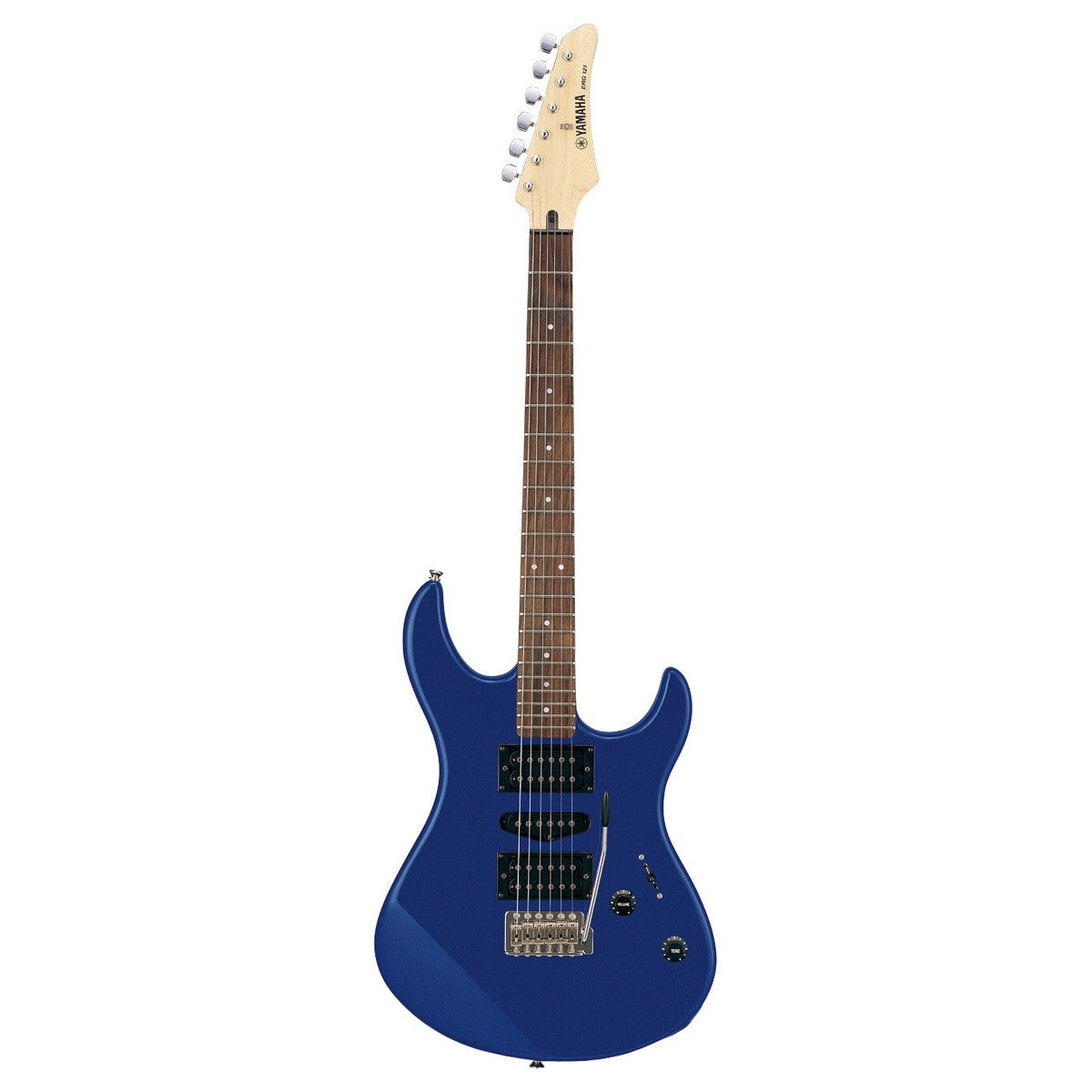 Paquete guitarra eléctrica Yamaha Gigmaker ERG121GPII azul metálico guitarra ERG121C vista frontal | Armonía Musical México