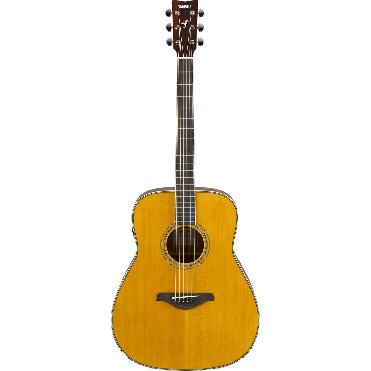 Guitarra TransAcoustic Yamaha FG-TA Vintage Tint vista frontal | Armonía Musical México