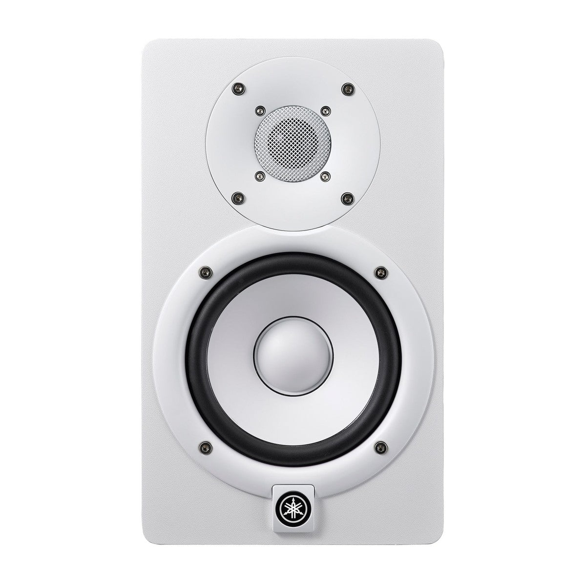 Monitor de estudio Yamaha HS5 blanco vista frontal | Armonía Musical México