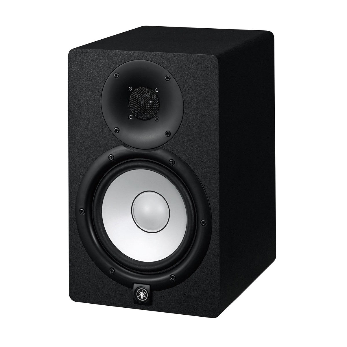 Monitor de estudio Yamaha HS7 negro vista lateral | Armonía Musical México
