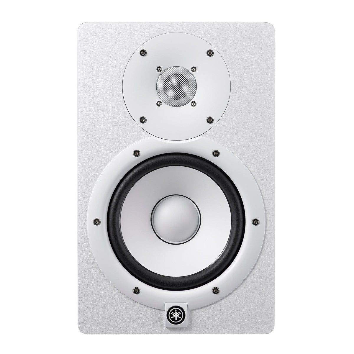 Monitor de estudio Yamaha HS7 blanco vista frontal | Armonía Musical México