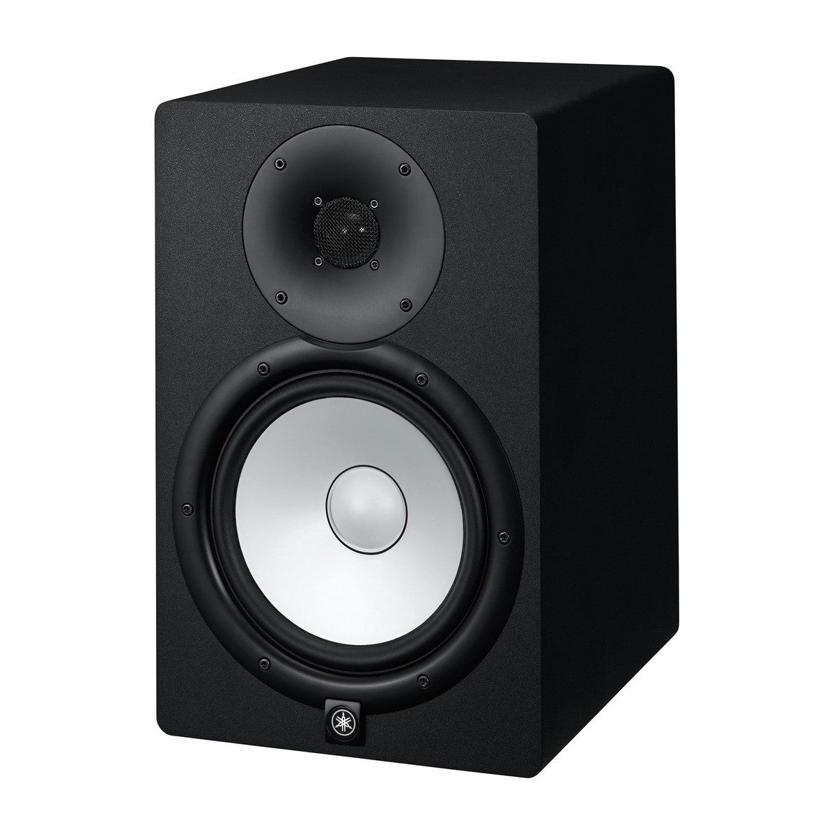 Monitor de estudio Yamaha HS8 negro vista lateral | Armonía Musical México