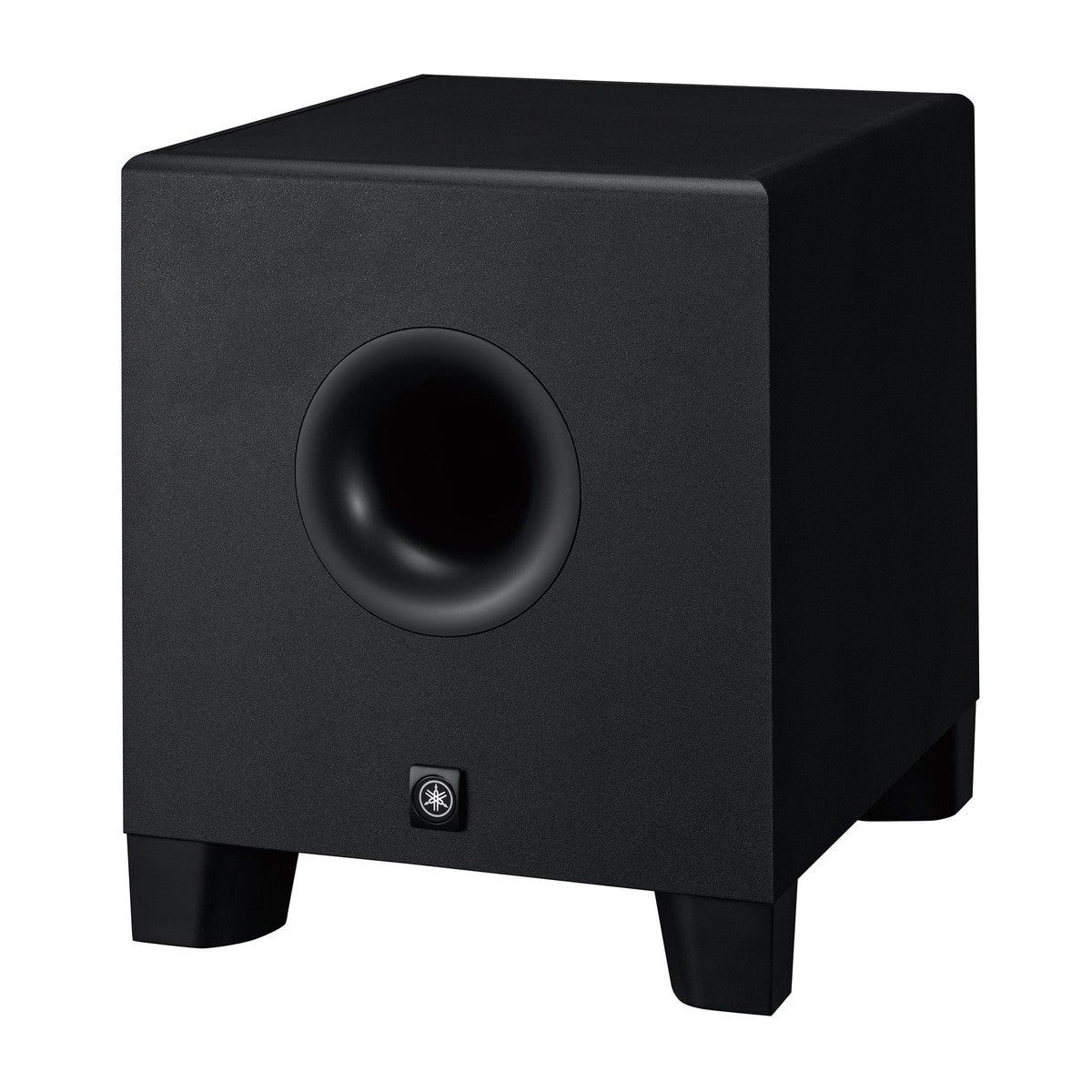Subwoofer de estudio Yamaha HS8S negro vista lateral | Armonía Musical México