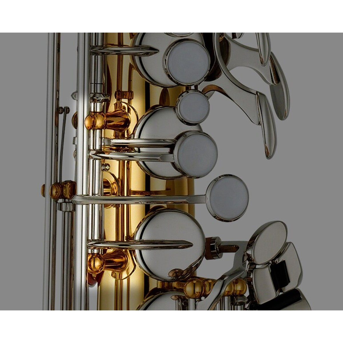 Saxofón alto Yamaha YAS-26 detalle llaves | Armonía Musical México