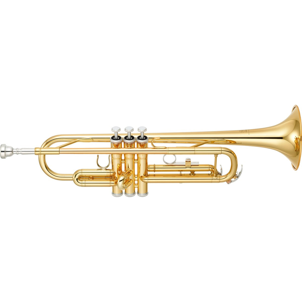 Trompeta Yamaha YTR-3335 Bb laqueada vista frontal | Armonía Musical México