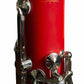 Clarinete Symphonic Cl-01 Silver Key color rojo Con Estuche
