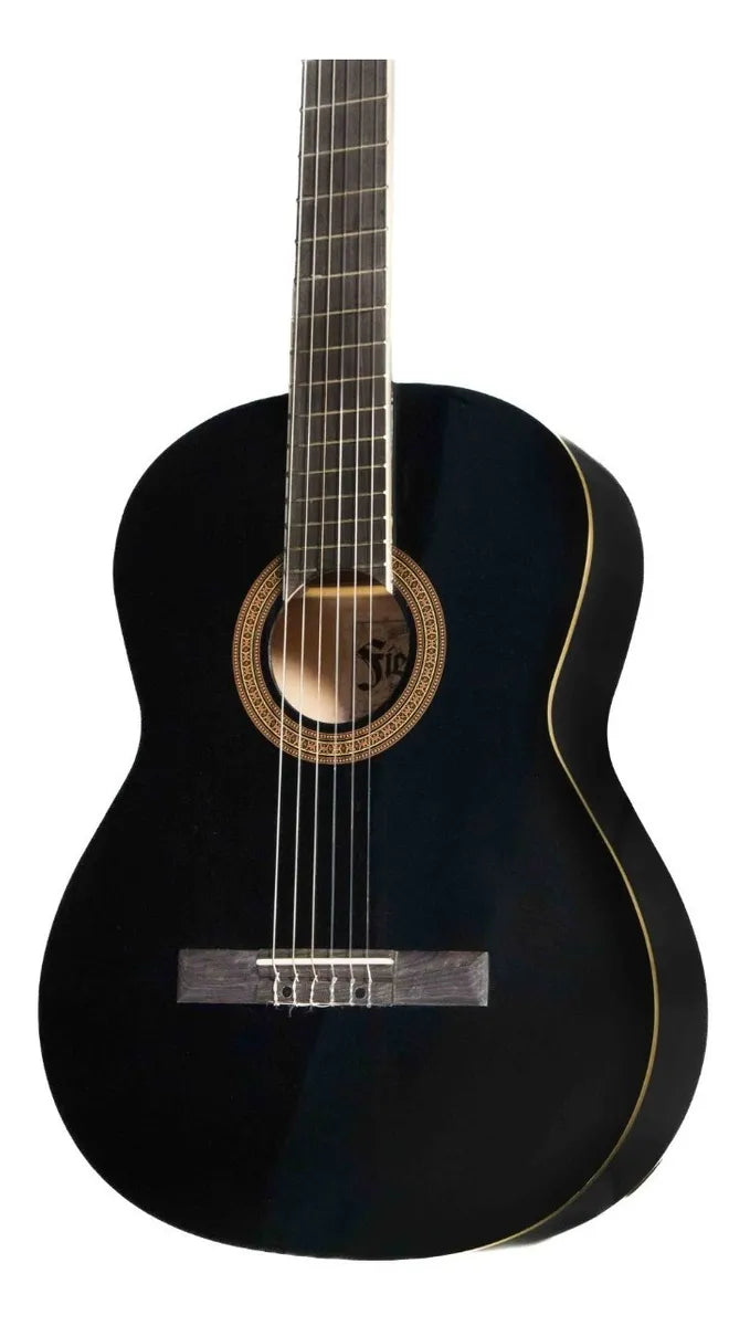 Guitarra Acústica Aria FST-200 Serie Fiesta color Negro