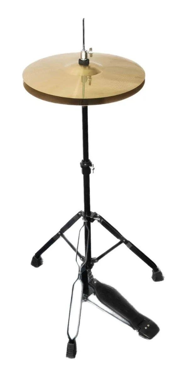 Bateria Acusticas Lm Drums Dk-125 Con Platillos Y Asiento color Blanco