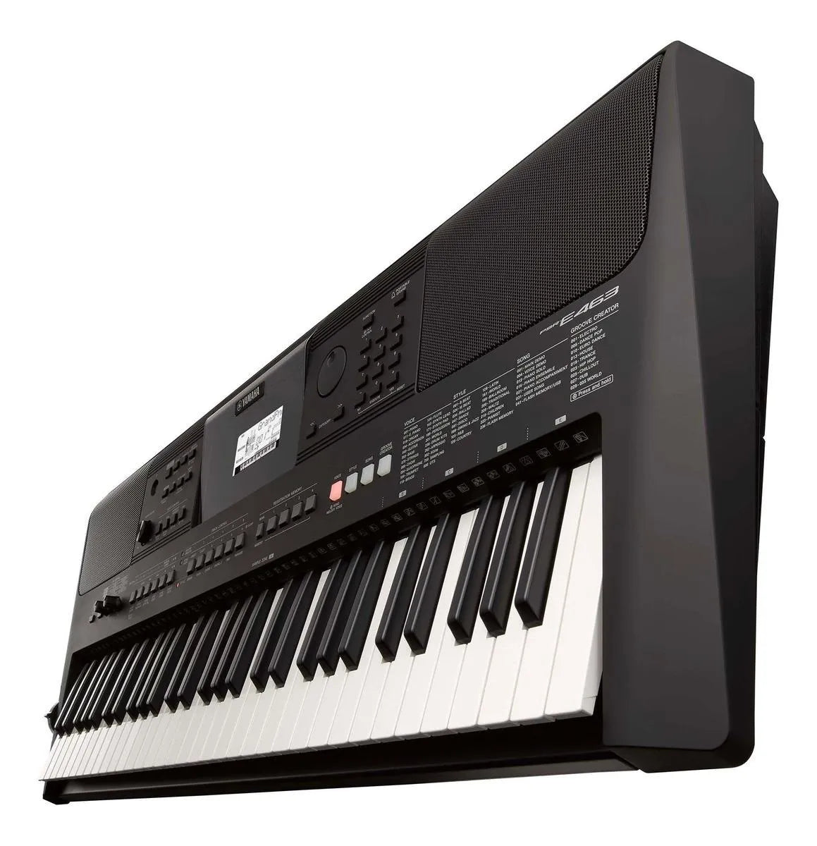 Teclado Musical Yamaha Psr Series Psr-e463 61 Teclas color Negro