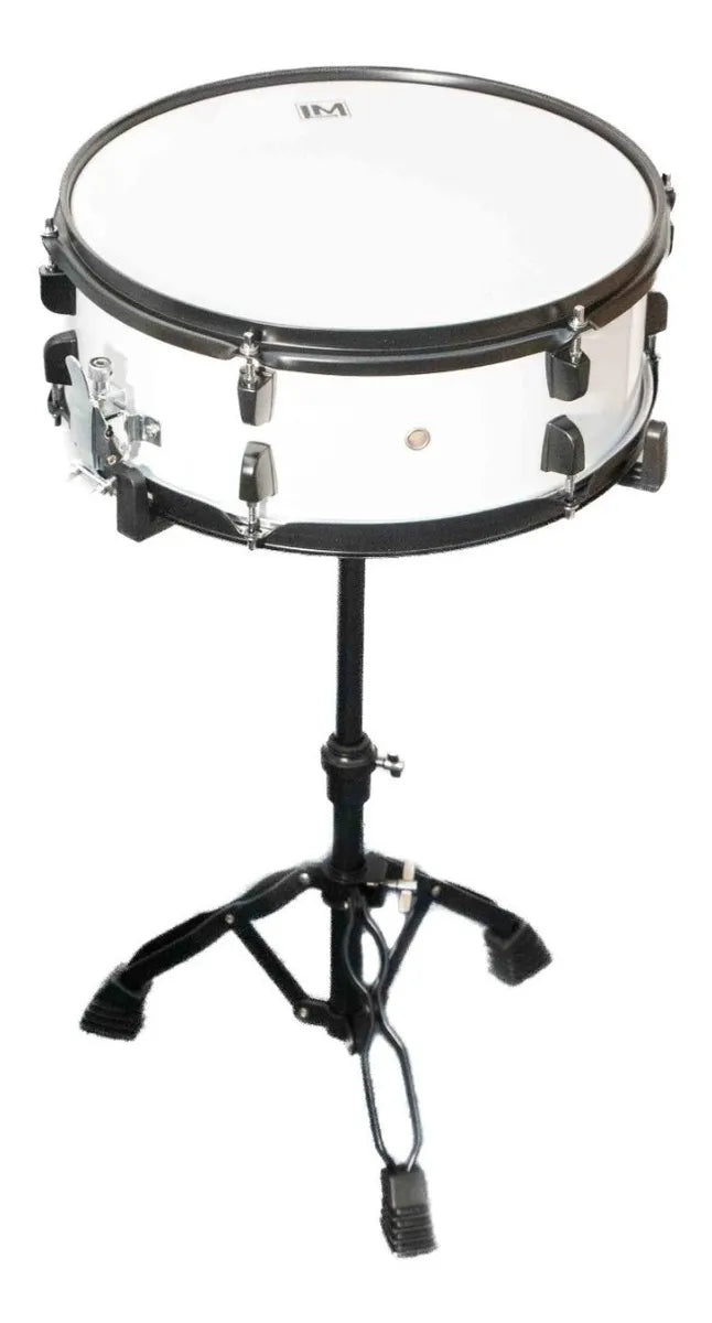 Bateria Acusticas Lm Drums Dk-125 Con Platillos Y Asiento color Blanco
