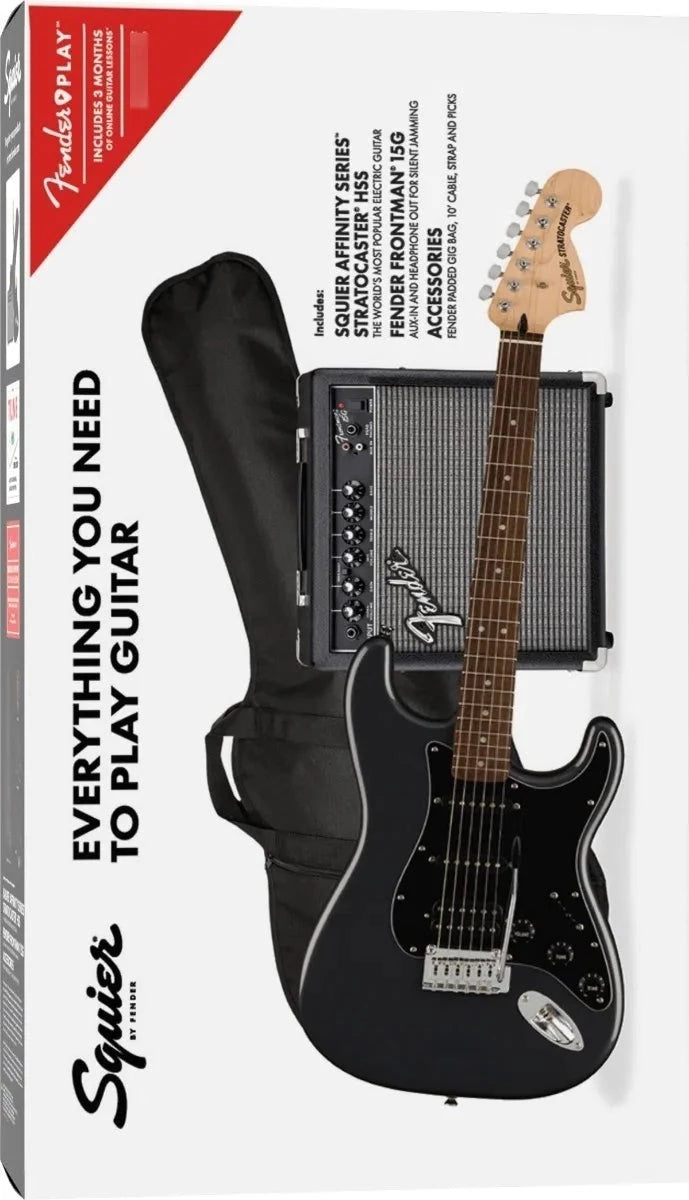Paquete De Guitarra Fender Affinity Series Strato Hss