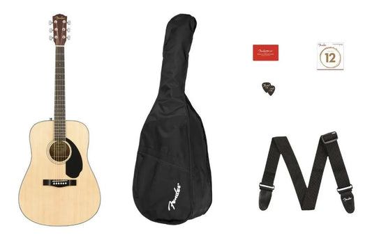 Paquete de Guitarra Acústica Fender Classic Design Cd-60s