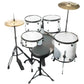 Bateria Acusticas Lm Drums Dk-125 Con Platillos Y Asiento color Blanco