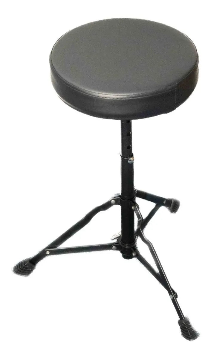 Bateria Acusticas Lm Drums Dk-125 Con Platillos Y Asiento color Blanco