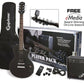 Paquete Guitarra Electrica Les Paul EpiPhone color negro