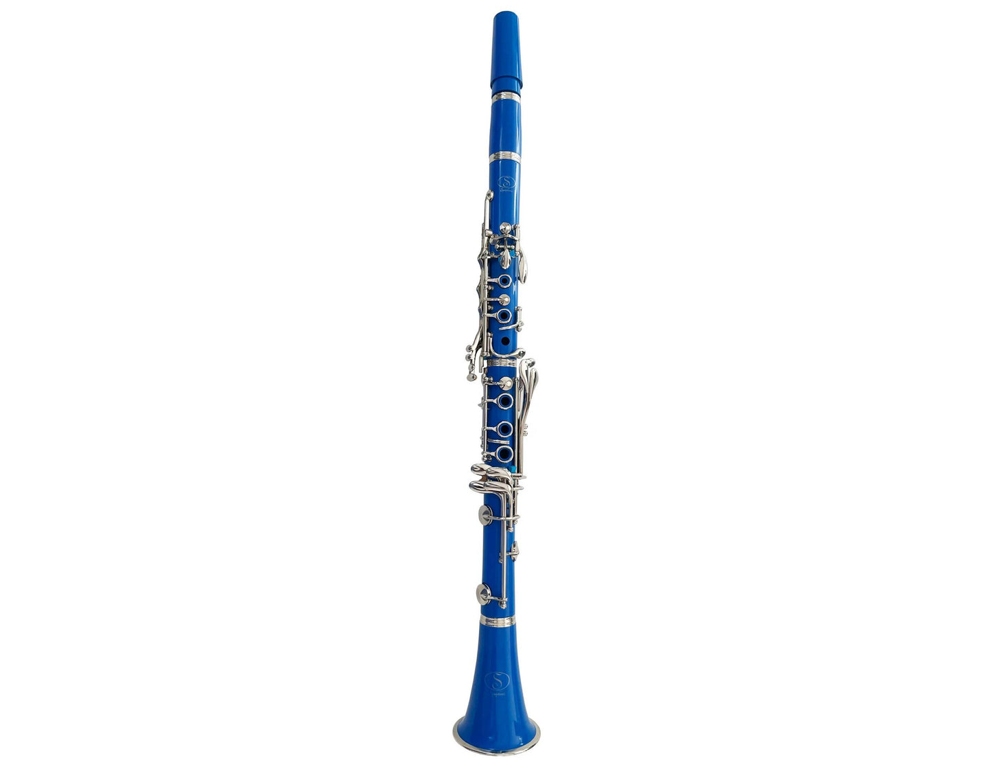 Clarinete Symphonic Cl-01 Silver Key color Azul Con Estuche