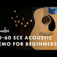 Guitarra Electro-Acustica Fender CD-60sce All-Mahogany